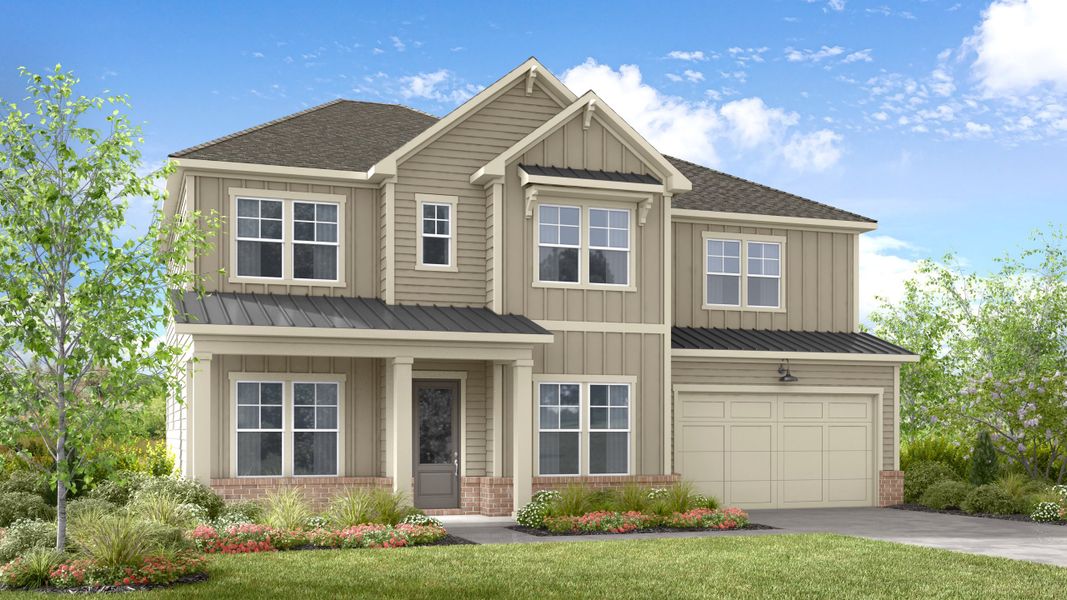 Representative exterior photo of a completed home built from the Lombardy by Taylor Morrison in Wayt Farm, Cumming, GA (Image 4). Representative exterior photo of a completed home built from the Lombardy by Taylor Morrison in Wayt Farm, Cumming, GA (Image 4).