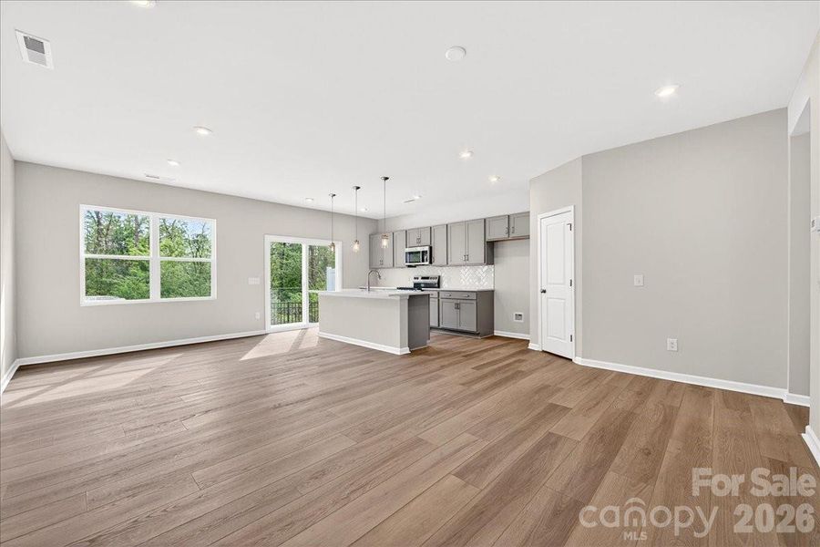 Light filled open concept living Light filled open concept living