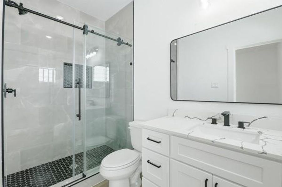 Furnished interior view inside a new home in , Houston (Image 12).