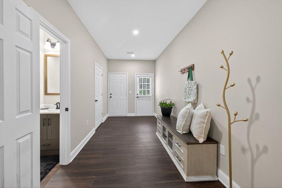 Furnished interior view inside a new home in , Oxford (Image 18).