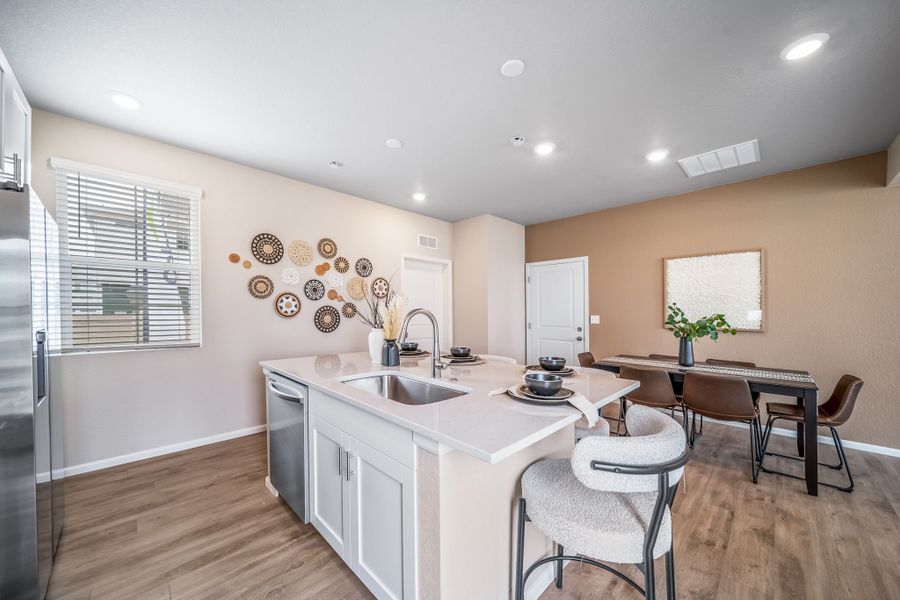 Furnished interior view inside a new home in Green Valley Ranch, Aurora (Image 12).