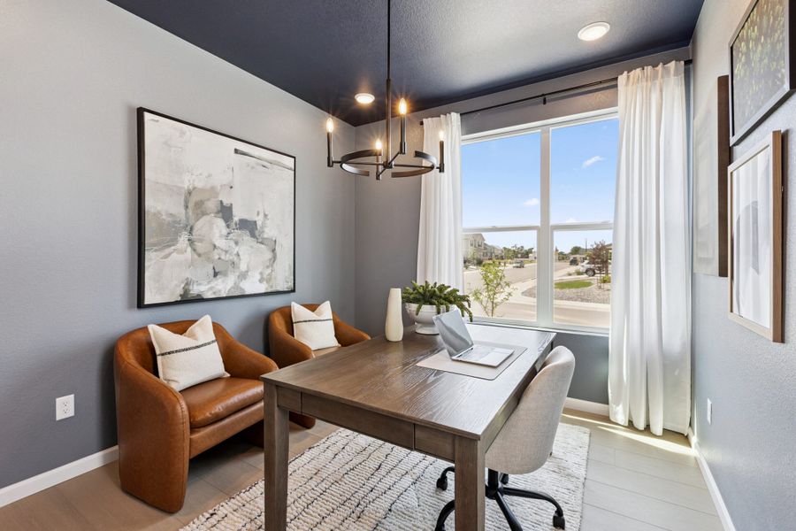Representative furnished interior of a home built from the Jansen by Landsea Homes in Cherry Meadows, Brighton (Image 36).