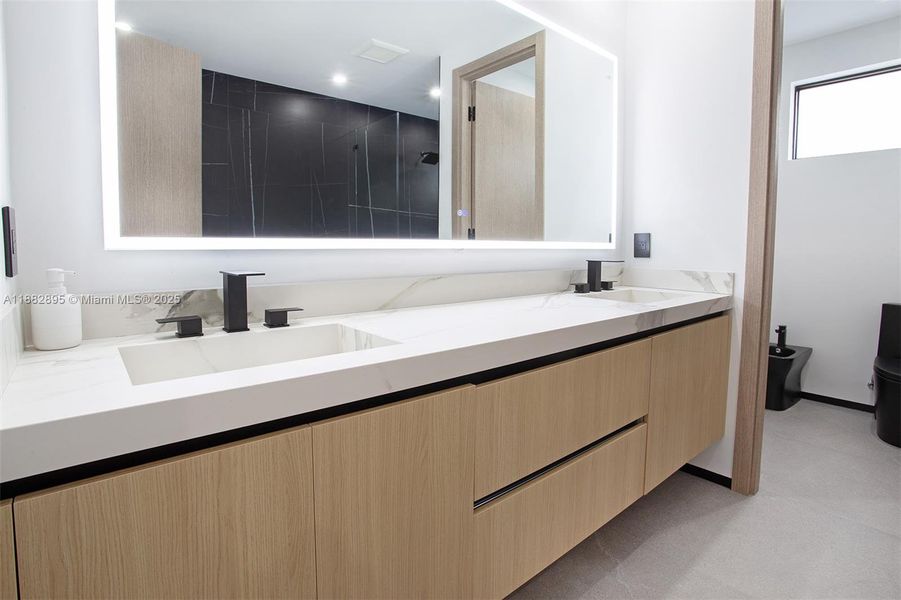 Furnished interior view inside a new home in , Miami (Image 5).