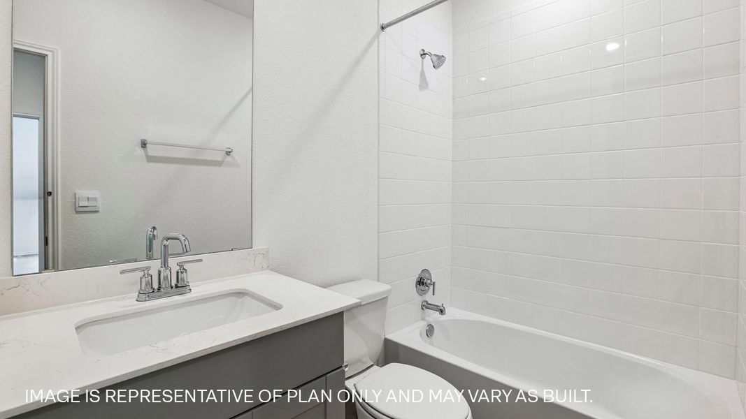 Furnished interior view inside a new home in Valverde, Bastrop (Image 8).
