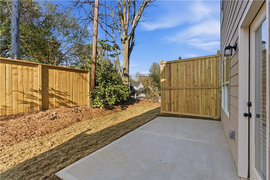 Exterior details and patio area of a home in Silver Leaf, Dawsonville (Image 3). Exterior details and patio area of a home in Silver Leaf, Dawsonville (Image 3).