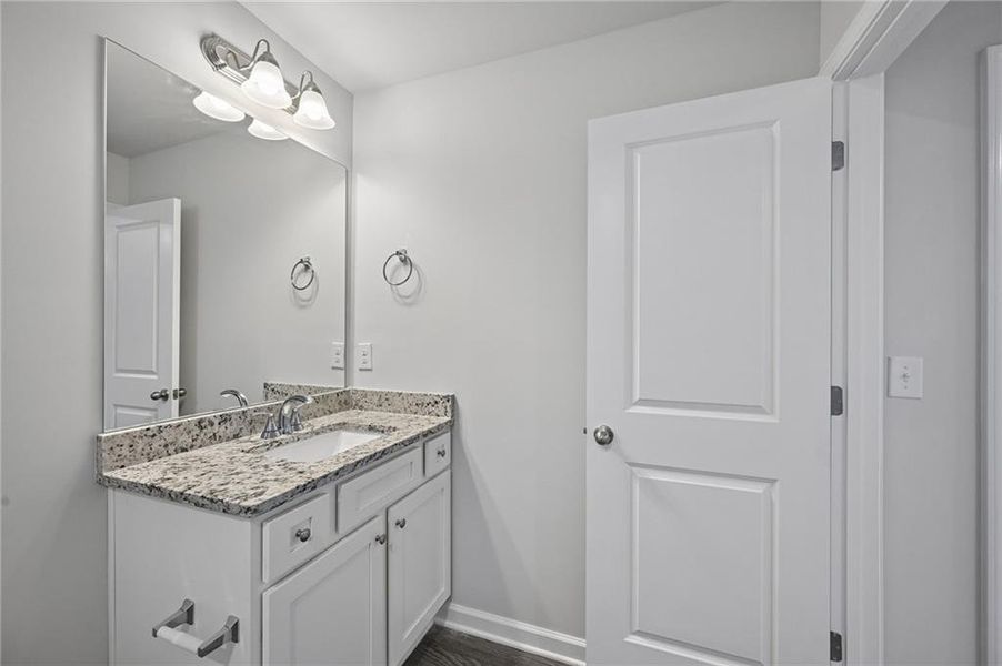 Furnished interior view inside a new home in , Lithonia (Image 32).