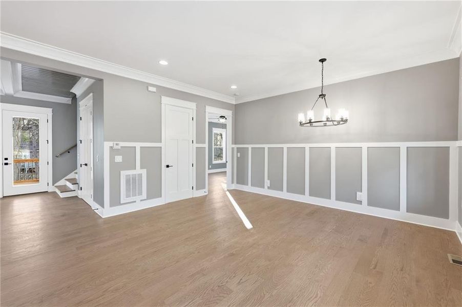Spacious, unfurnished interior of a new home in , Buford (Image 55).