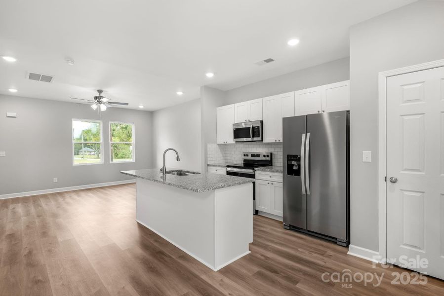Furnished interior view inside a new home in , East Spencer (Image 19).