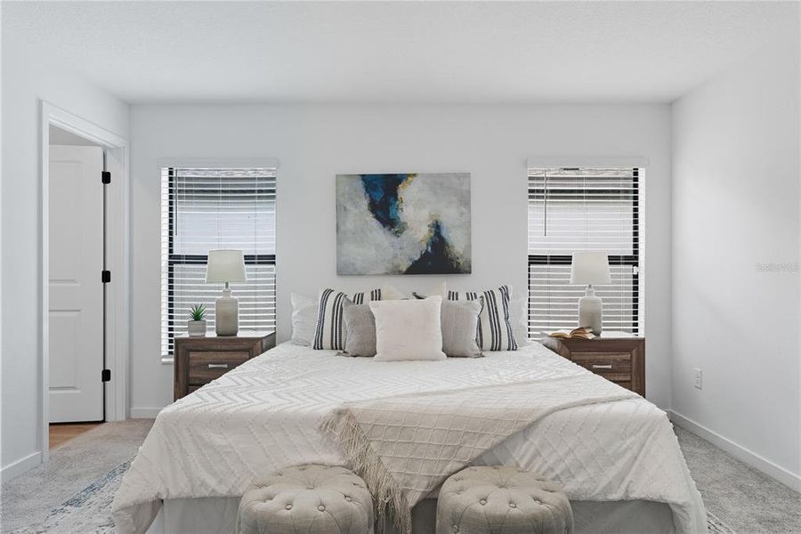 Furnished interior view inside a new home in , Tampa (Image 8). Furnished interior view inside a new home in , Tampa (Image 8).