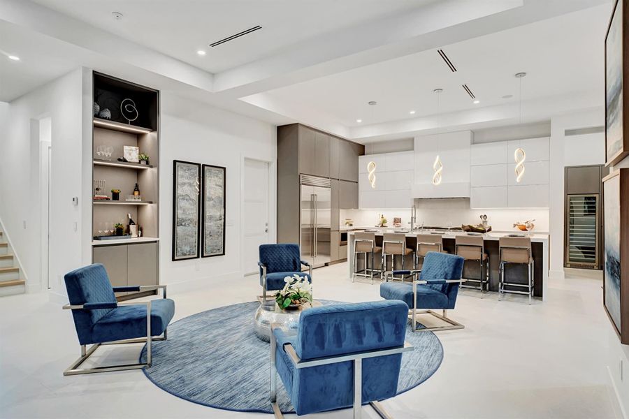 Furnished interior view inside a new home in , Boca Raton (Image 7).