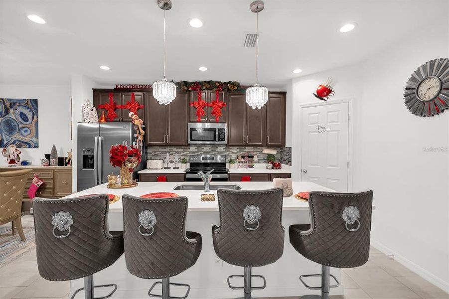 Furnished interior view inside a new home in Hammock Reserve, Haines City (Image 12).
