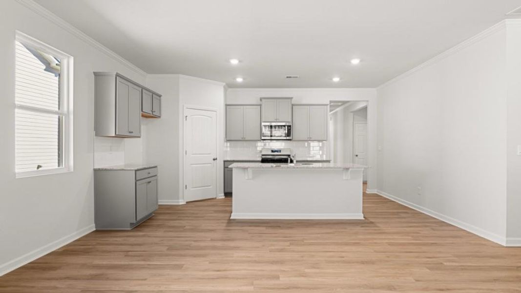 Furnished interior view inside a new home in Creekview, Atlanta (Image 4).