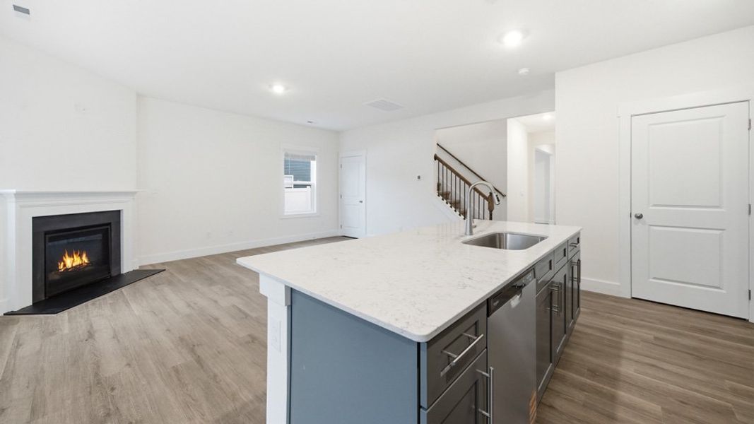 Furnished interior view inside a new home in Keebler Meadows, Johnson City (Image 6).
