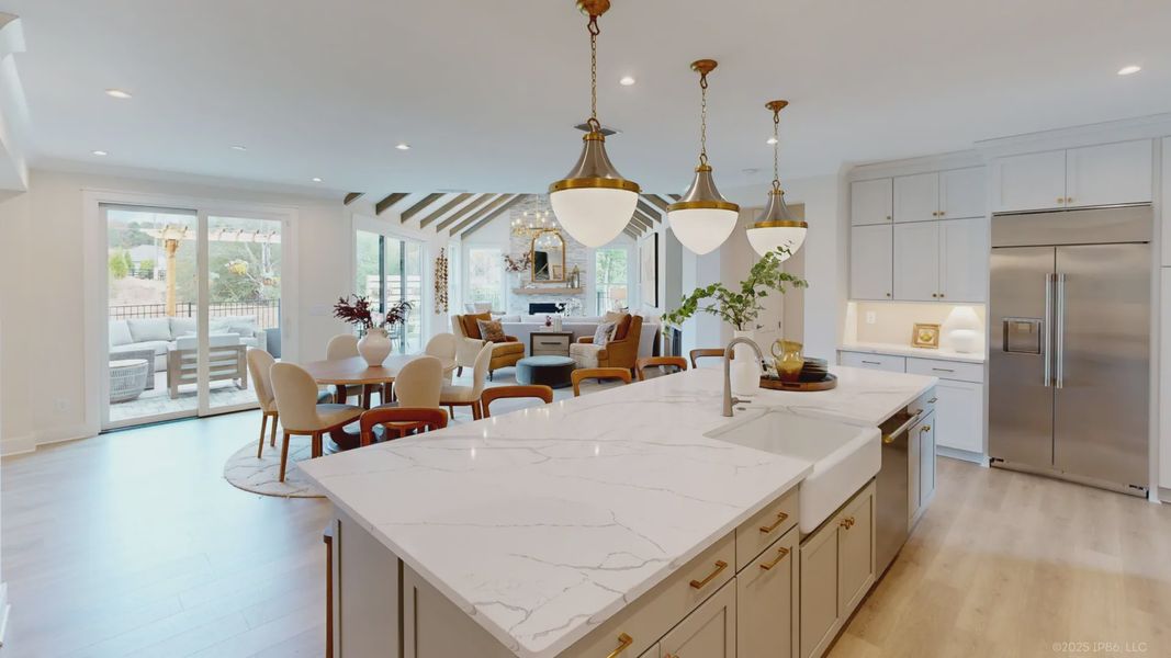 Representative furnished interior of a home built from the Provenance by Epcon Communities in The Courtyards by The Manor, Alpharetta (Image 37).