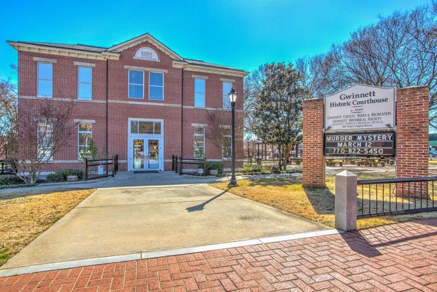Front exterior of a new home in , Lawrenceville, GA, highlighting curb appeal (Image 17).