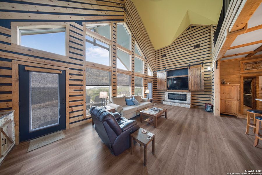 Furnished interior view inside a new home in , Lakehills (Image 20).