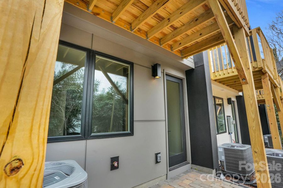 Exterior details and patio area of a home in , Charlotte (Image 3).