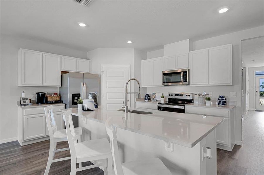 Furnished interior view inside a new home in , Haines City (Image 12).