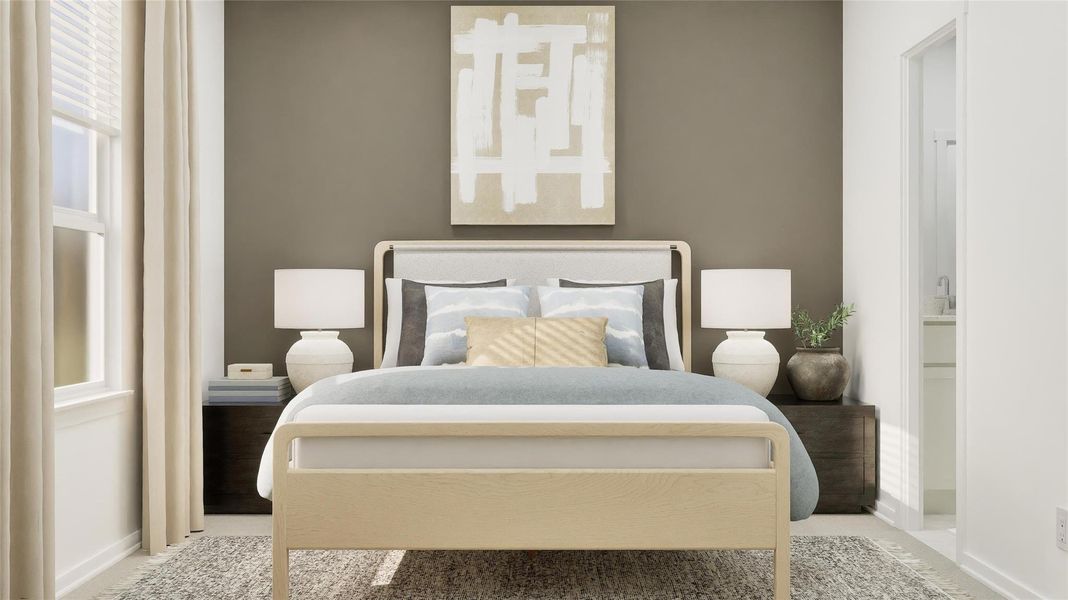 Furnished interior view inside a new home in Anniston, Katy (Image 25).