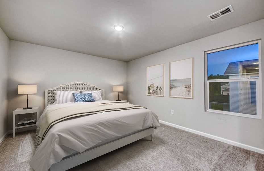 Guests will enjoy the secondary bedroom with ample