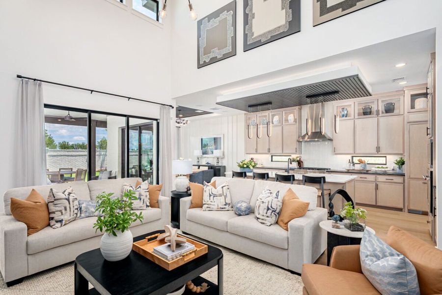 Representative furnished interior of a home built from the Fairway by Landon Homes in Fields - Brookside North, Frisco (Image 11). Representative furnished interior of a home built from the Fairway by Landon Homes in Fields - Brookside North, Frisco (Image 11).
