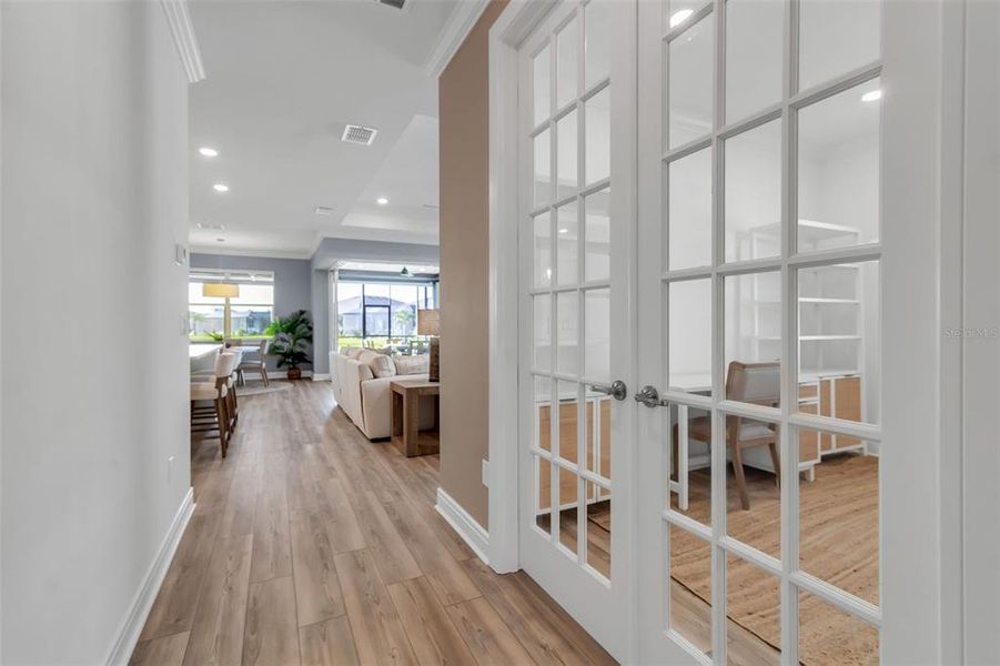 Furnished interior view inside a new home in Del Webb BayView, Parrish (Image 13). Furnished interior view inside a new home in Del Webb BayView, Parrish (Image 13).