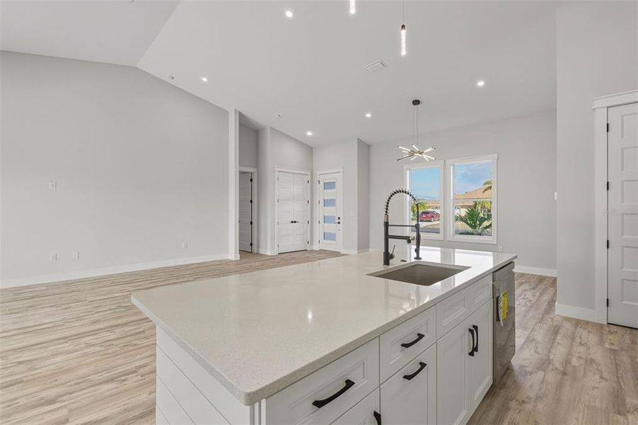 Furnished interior view inside a new home in , Rotonda West (Image 19).