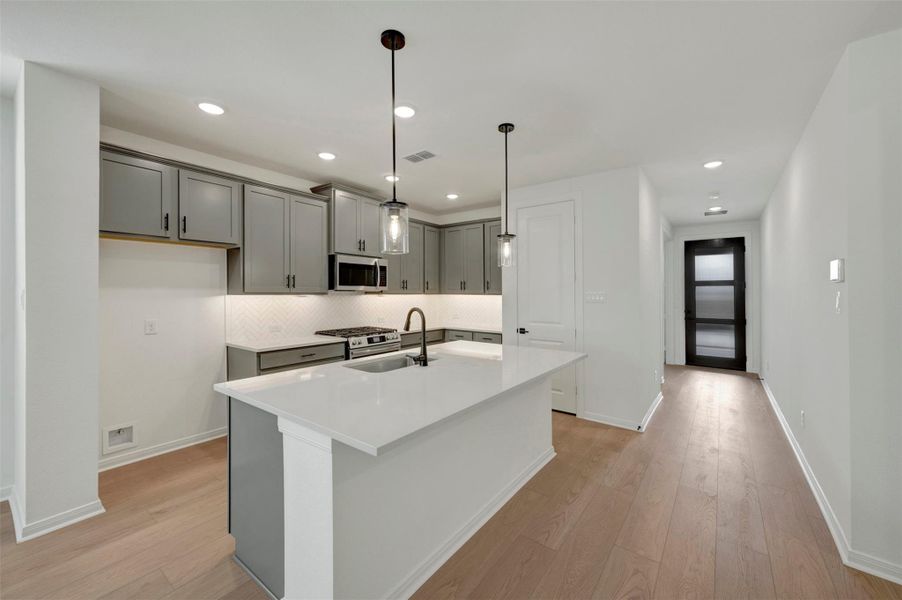 Furnished interior view inside a new home in Austin Point - Terrace Collection, Richmond (Image 6). Furnished interior view inside a new home in Austin Point - Terrace Collection, Richmond (Image 6).