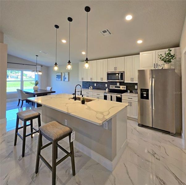 Furnished interior view inside a new home in , Sebring (Image 23).