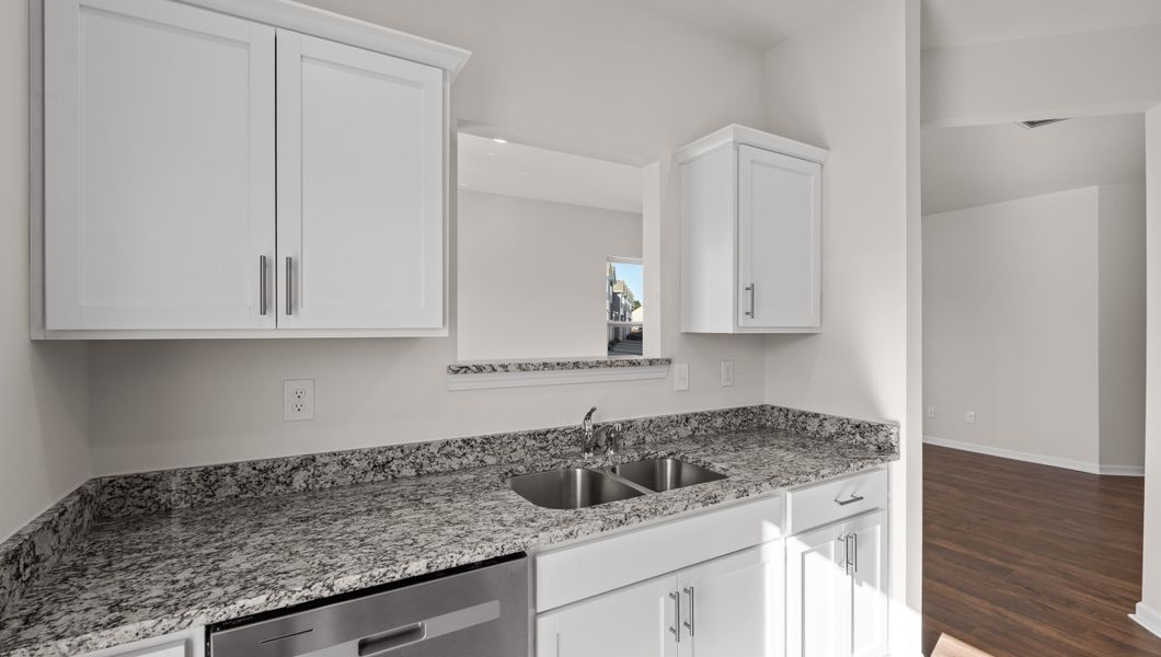 Furnished interior view inside a new home in Tanglewood Townes, Greenville (Image 7).