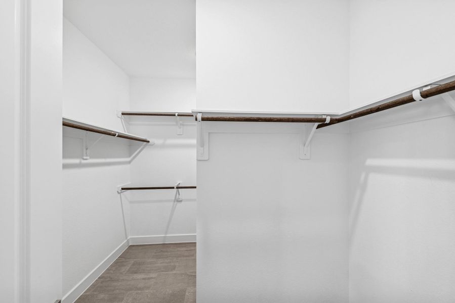 Primary walk-in closet