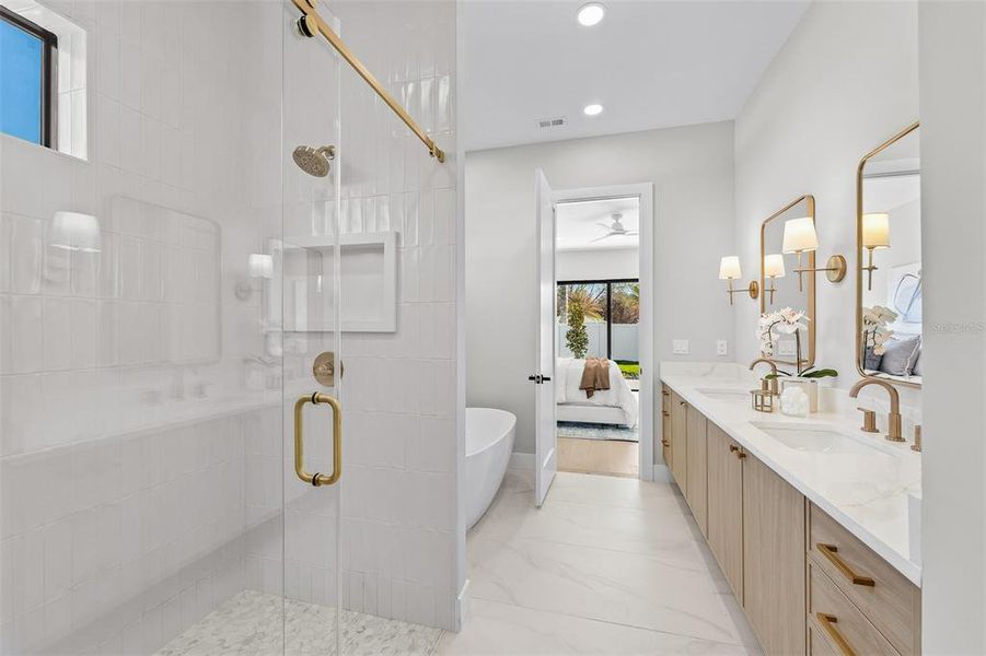 Furnished interior view inside a new home in College Park, Orlando (Image 15).