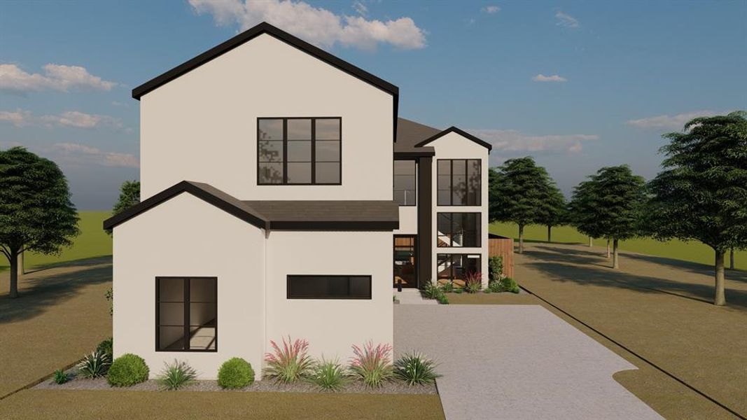 Front exterior of a new home in , Dallas, TX, highlighting curb appeal (Image 5). Front exterior of a new home in , Dallas, TX, highlighting curb appeal (Image 5).