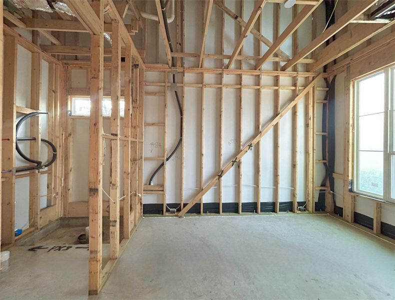 First-Floor Guest Suite With a Private Bathroom. Construction Photo as of 5/20/2026