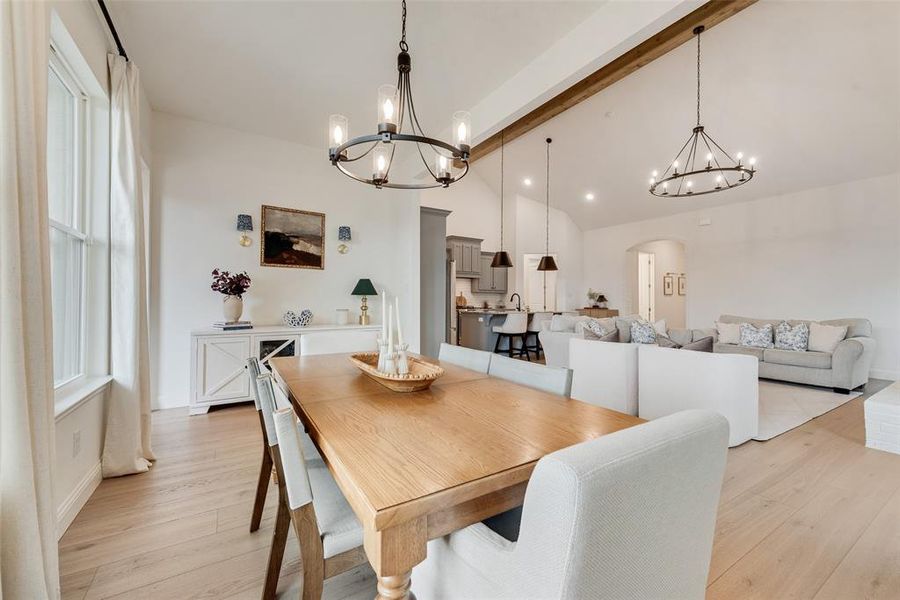 Furnished interior view inside a new home in , Aledo (Image 35).