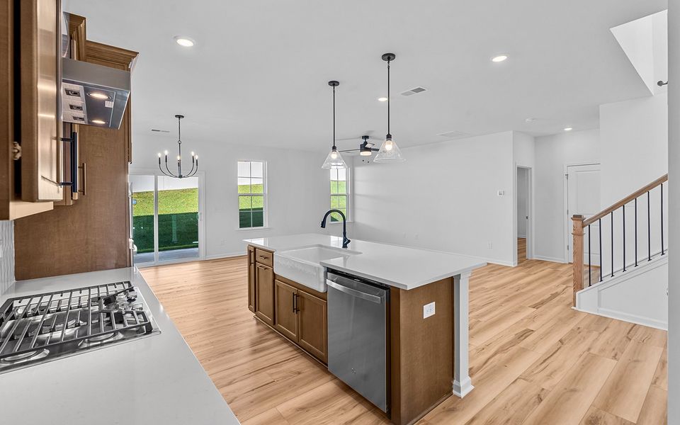Furnished interior view inside a new home in Hanes Lake, Winston-Salem (Image 9).