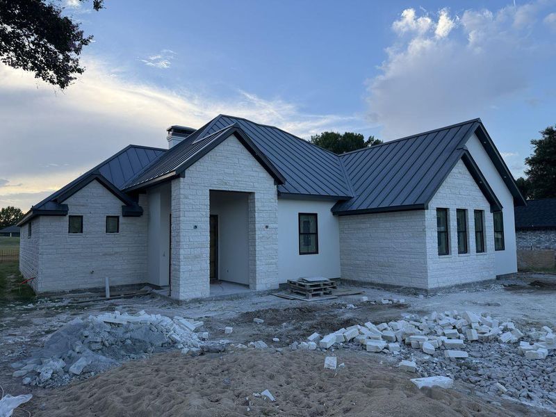 In-progress construction of a new home in , Meadowlakes, TX (Image 5).