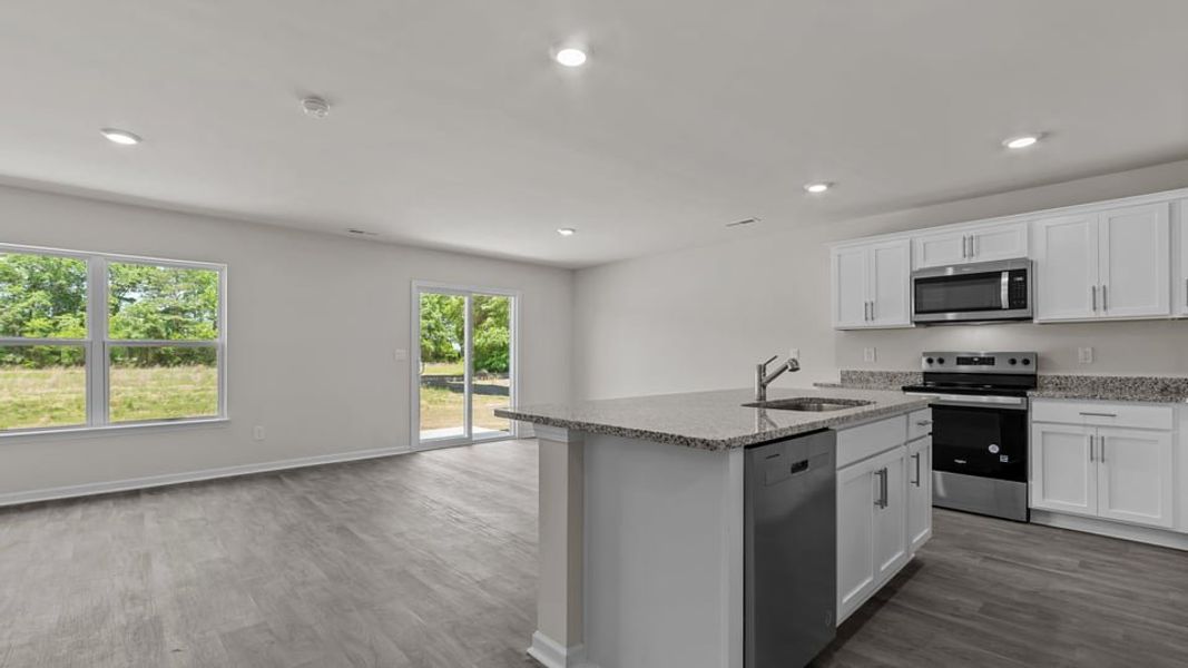 Furnished interior view inside a new home in Aspen Place, Thomasville (Image 4).