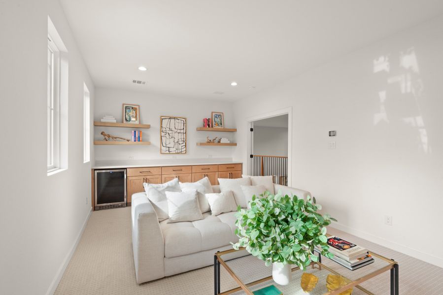 Furnished interior view inside a new home in , Dallas (Image 7). Furnished interior view inside a new home in , Dallas (Image 7).