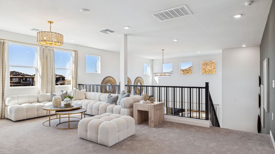 Representative furnished interior of a home built from the Apache by D.R. Horton in The Ridge at Stone Butte, Phoenix (Image 34).