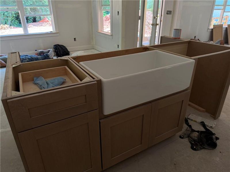 In-progress construction of a new home in , Marietta, GA (Image 16).