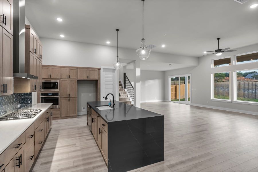 Furnished interior view inside a new home in Lariat, Liberty Hill (Image 12).