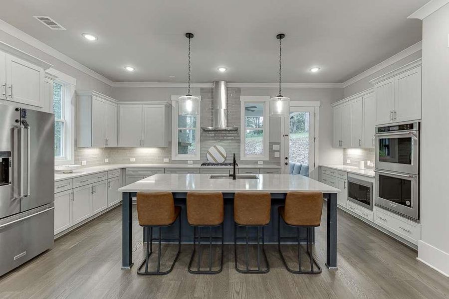 Furnished interior view inside a new home in , Dacula (Image 22).
