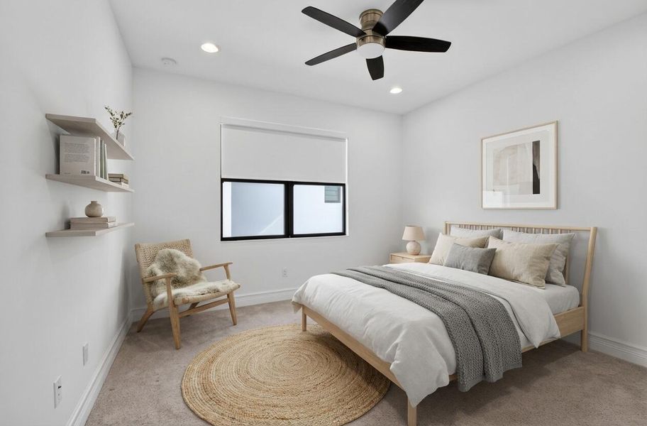 Furnished interior view inside a new home in , Boca Raton (Image 34).