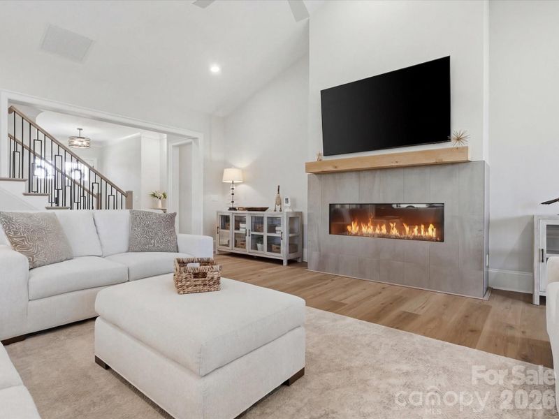 Furnished interior view inside a new home in Broadmoor at Marvin, Marvin (Image 9).