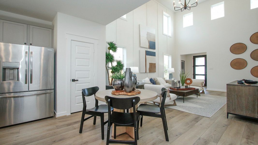 Furnished interior view inside a new home in Colony at Pinehurst, Pinehurst (Image 9).