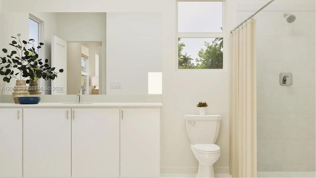 Furnished interior view inside a new home in Coral Landings, Miami (Image 4).