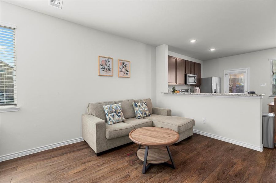 Furnished interior view inside a new home in , Everman (Image 11).