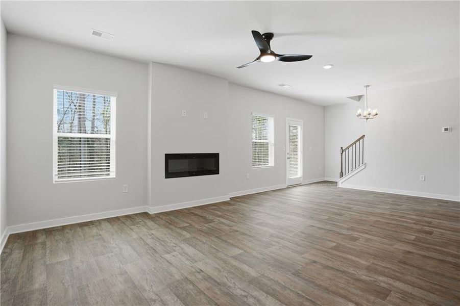 Spacious, unfurnished interior of a new home in Crossvine Village, LaGrange (Image 13).