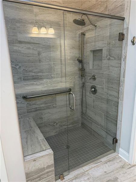 Close-up of interior finishes inside a home in , Hiram (Image 15).